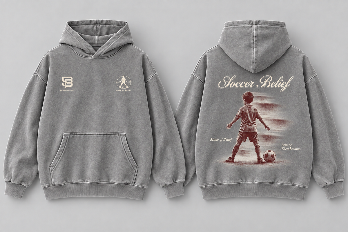 Made of Belief— Washed Oversized Hoodie