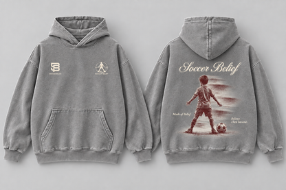 Made of Belief— Washed Oversized Hoodie