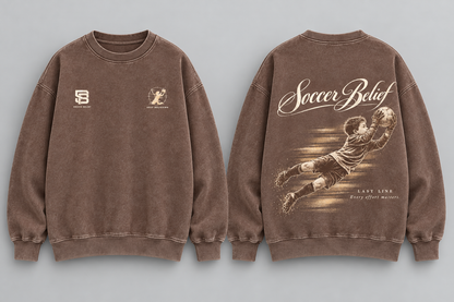 Last Line— Washed Oversized Crewneck