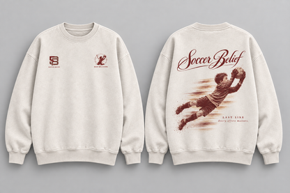 Last Line— Washed Oversized Crewneck