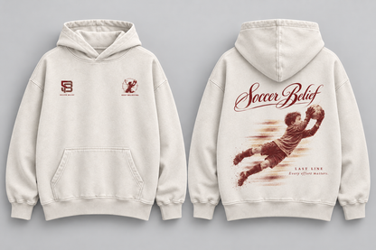 Last Line — Washed Oversized Hoodie