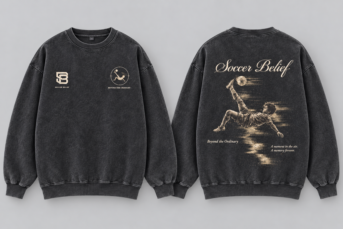 Beyond the Ordinary—Washed Oversized Crewneck