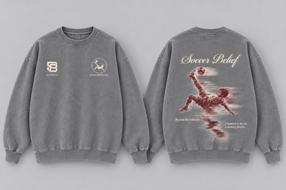 Beyond the Ordinary—Washed Oversized Crewneck