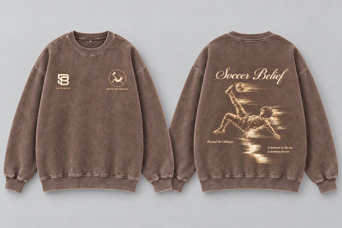 Beyond the Ordinary—Washed Oversized Crewneck