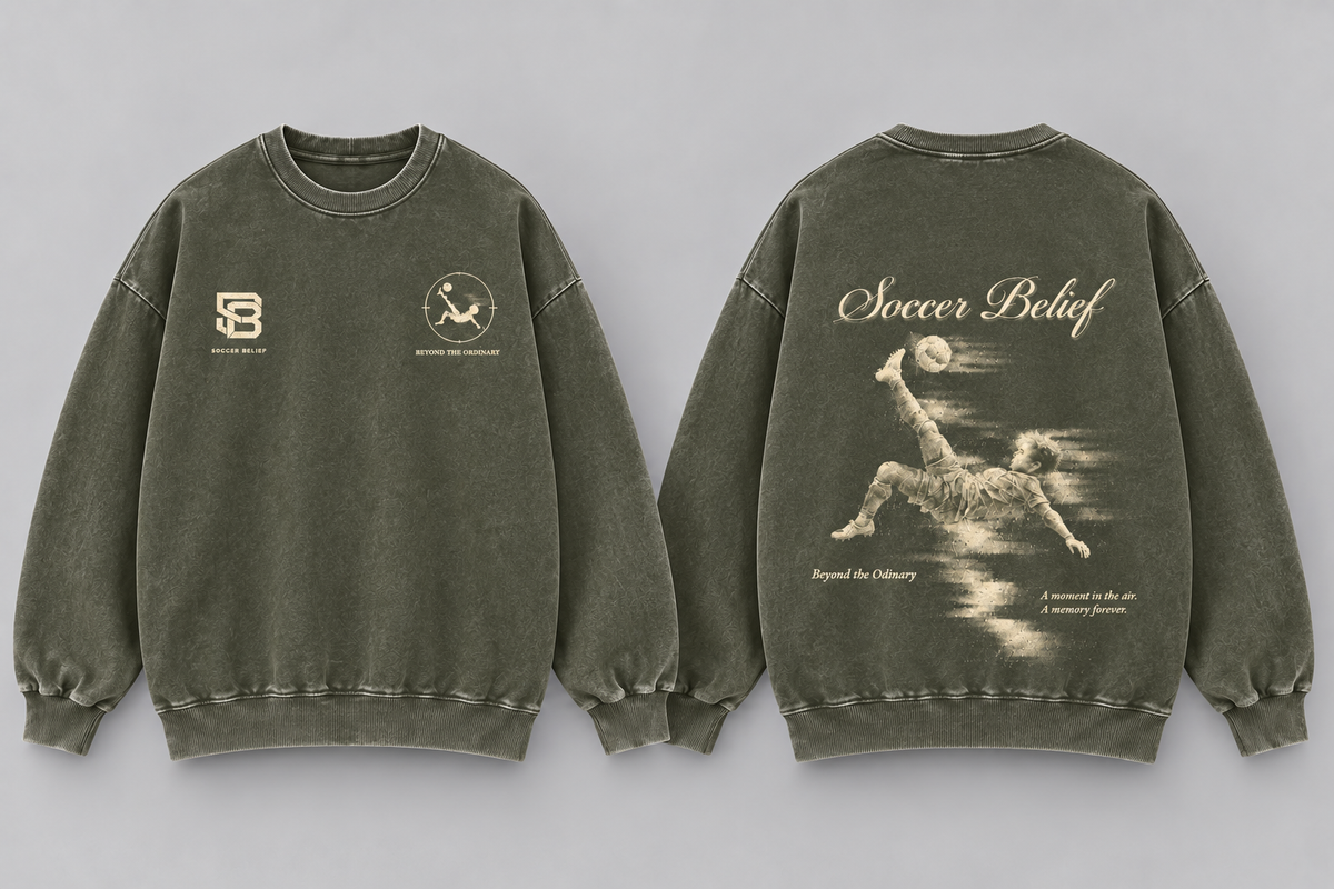 Beyond the Ordinary—Washed Oversized Crewneck
