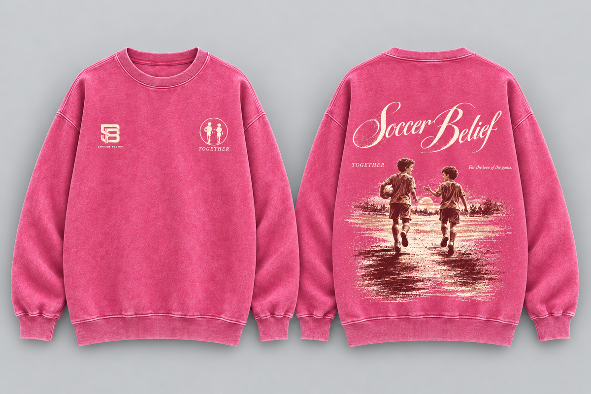 TOGETHER—Washed Oversized Crewneck