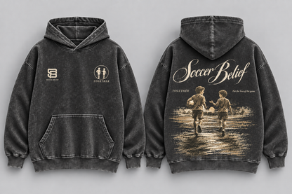 TOGETHER—Washed Oversized Hoodie