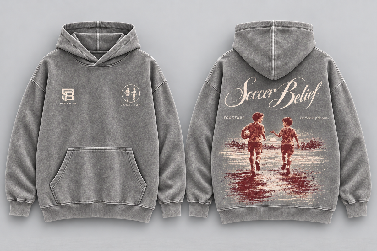 TOGETHER—Washed Oversized Hoodie