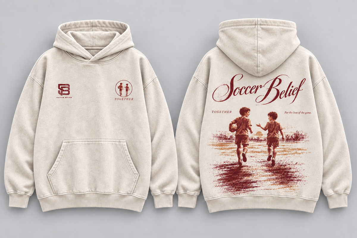 TOGETHER—Washed Oversized Hoodie