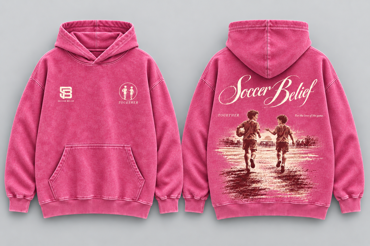 TOGETHER—Washed Oversized Hoodie