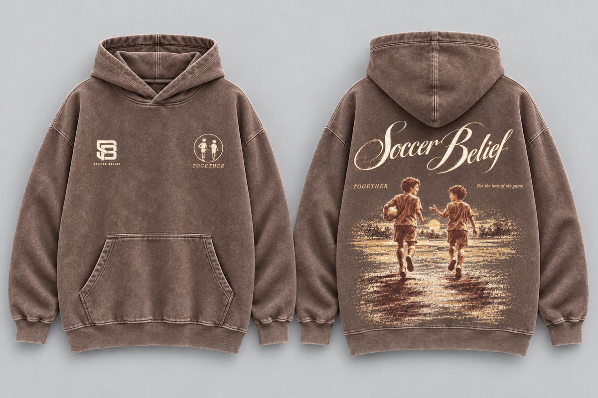 TOGETHER—Washed Oversized Hoodie