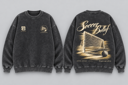 AFTER HOURS—Washed Oversized Crewneck