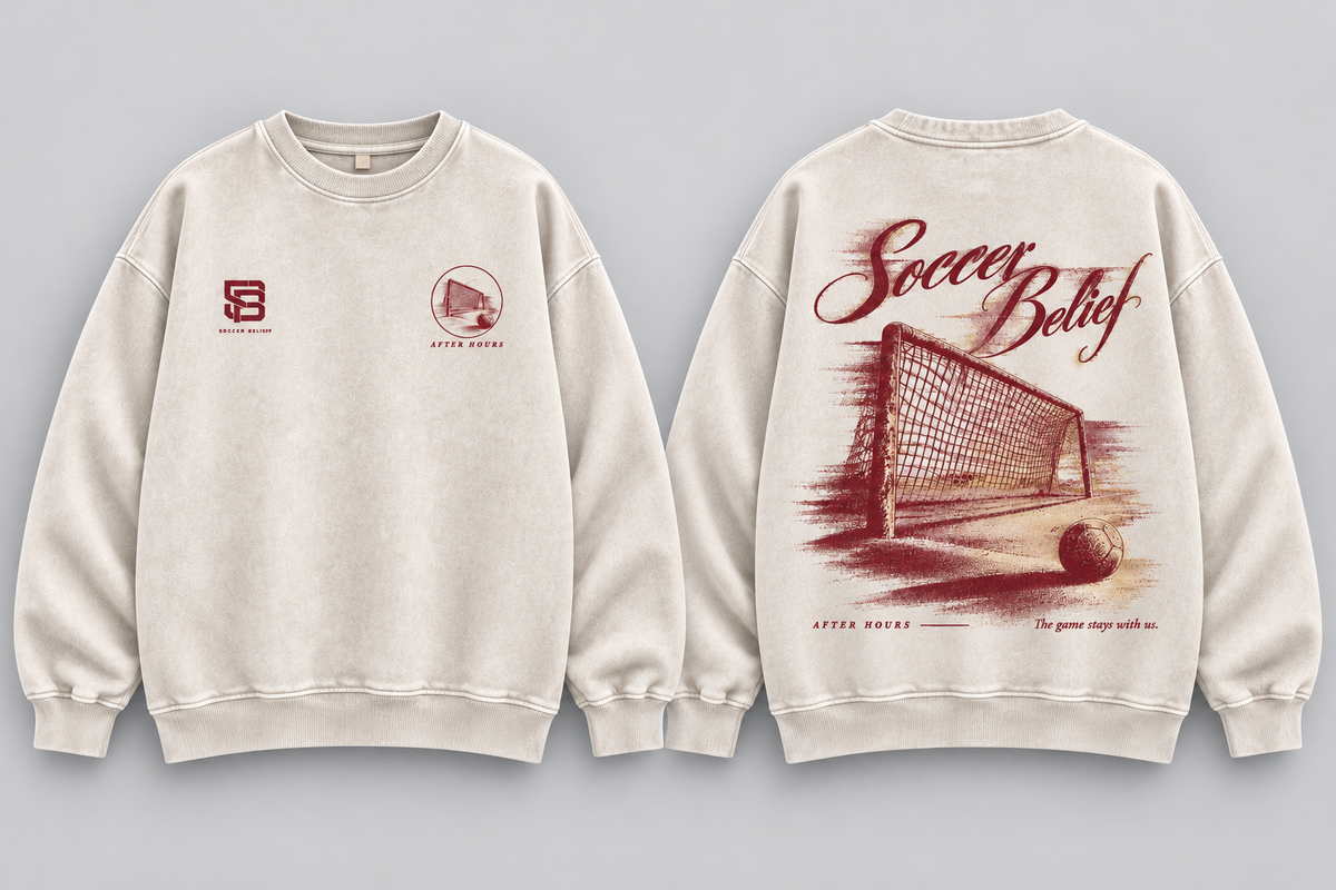 AFTER HOURS—Washed Oversized Crewneck