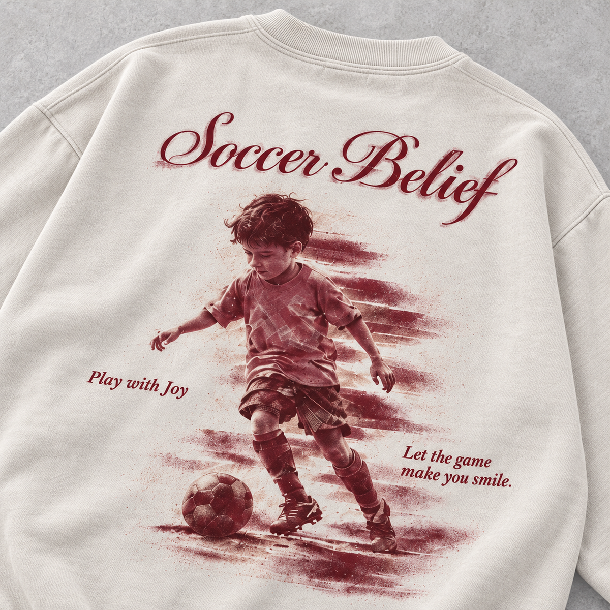 Play with Joy — Washed Oversized Crewneck
