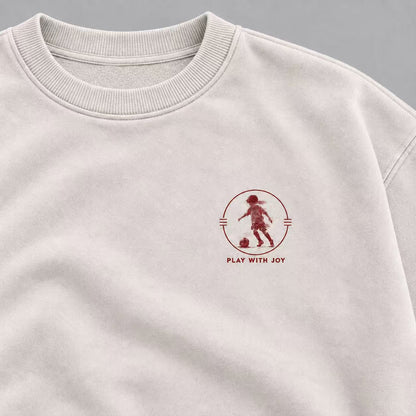 Play with Joy — Washed Oversized Crewneck