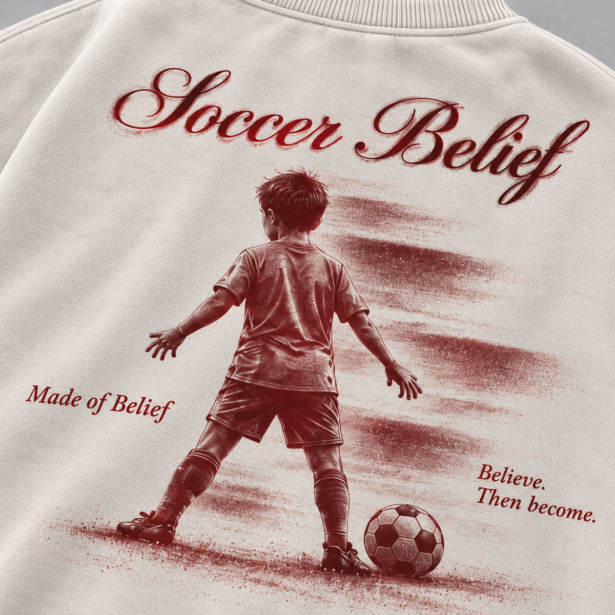 Made of Belief — Washed Oversized Crewneck