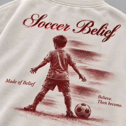 Made of Belief — Washed Oversized Crewneck