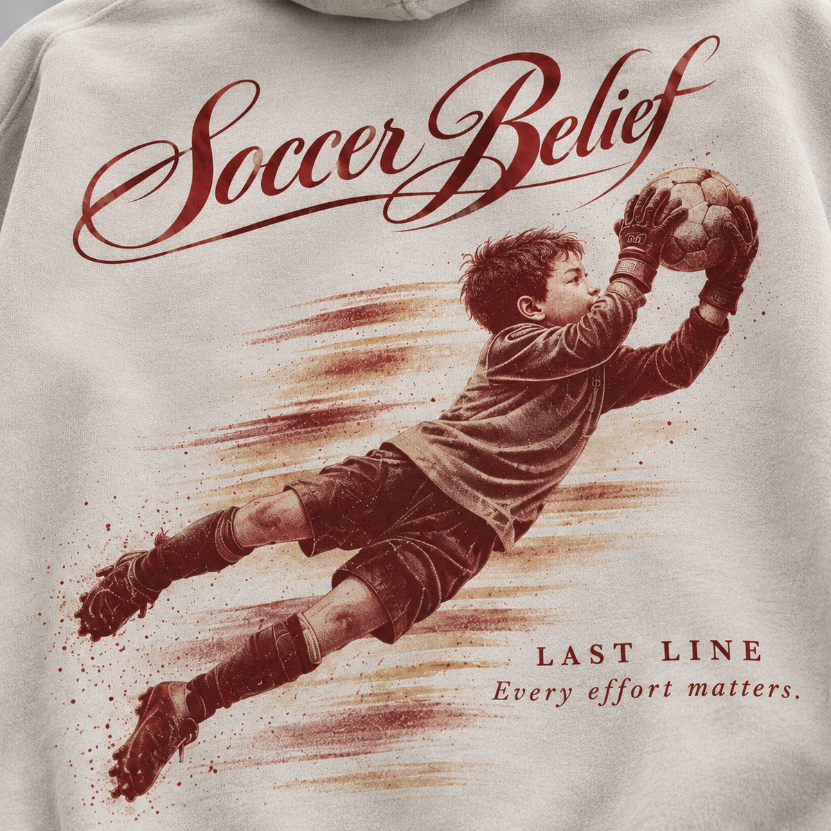 Last Line — Washed Oversized Hoodie