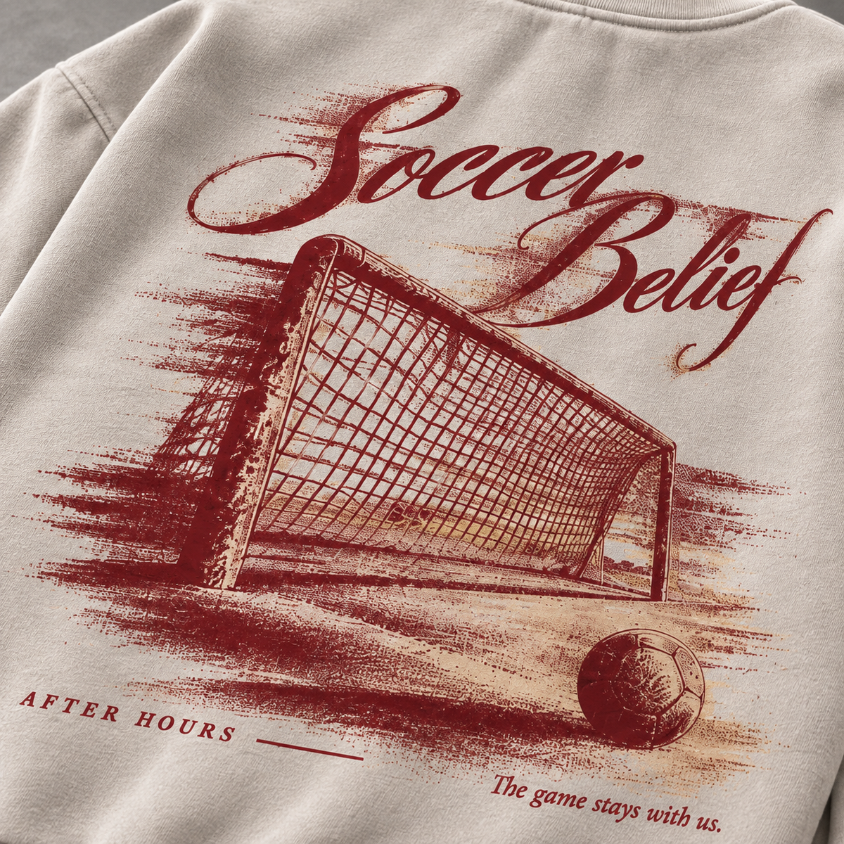 AFTER HOURS—Washed Oversized Crewneck