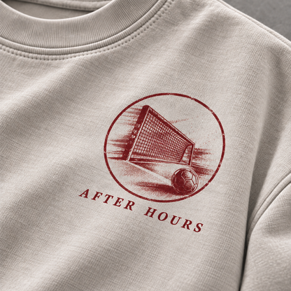 AFTER HOURS—Washed Oversized Crewneck