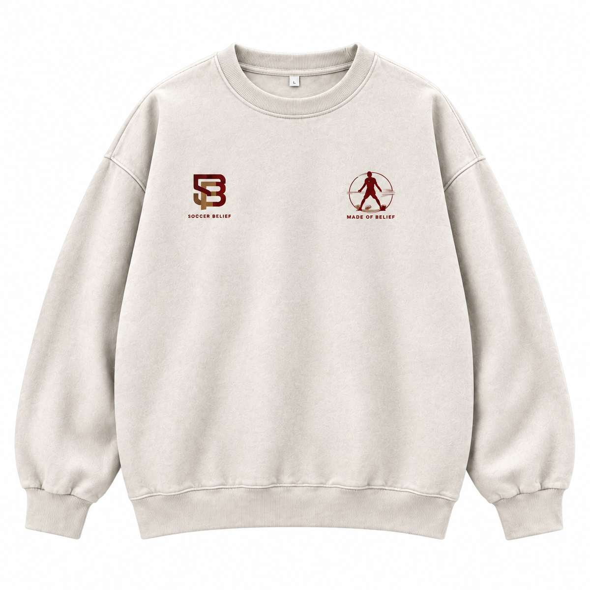 Made of Belief — Washed Oversized Crewneck