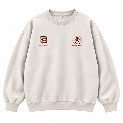 Made of Belief — Washed Oversized Crewneck