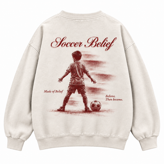 Made of Belief — Washed Oversized Crewneck