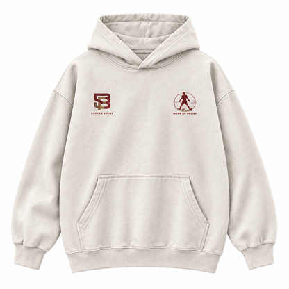 Made of Belief— Washed Oversized Hoodie