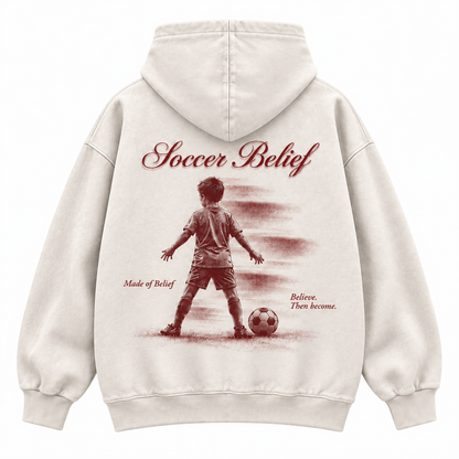 Made of Belief— Washed Oversized Hoodie