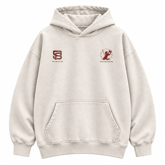 Last Line — Washed Oversized Hoodie