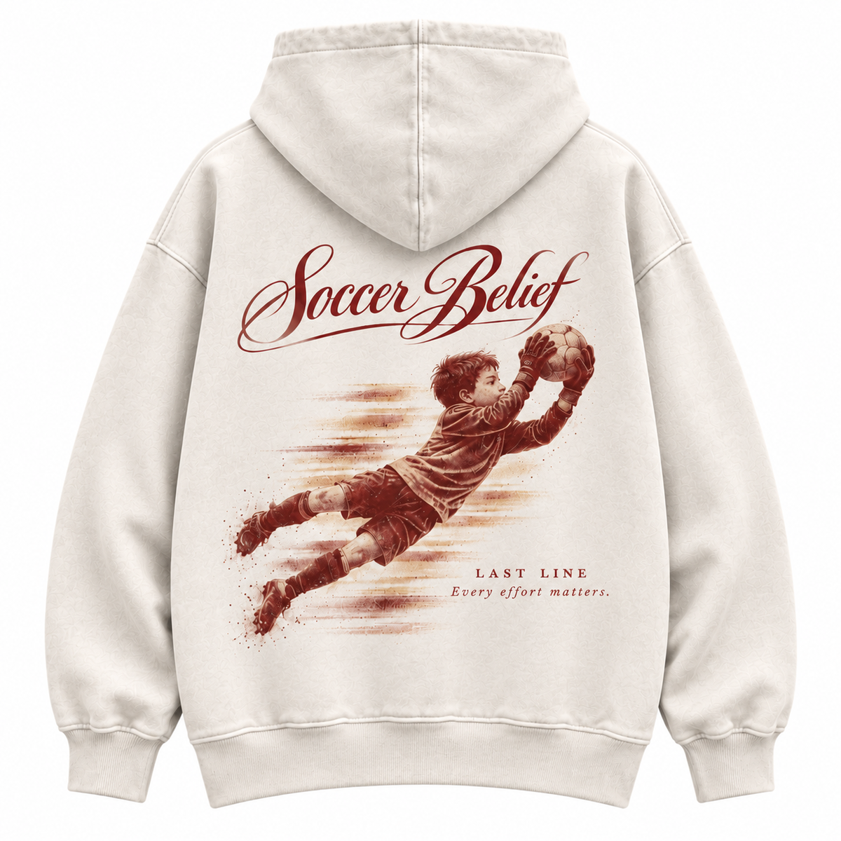 Last Line — Washed Oversized Hoodie