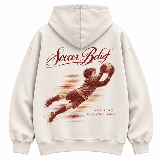 Last Line — Washed Oversized Hoodie