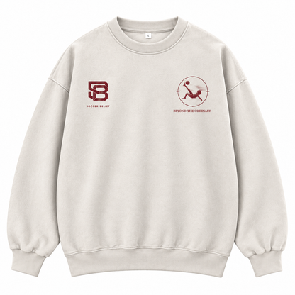 Beyond the Ordinary—Washed Oversized Crewneck