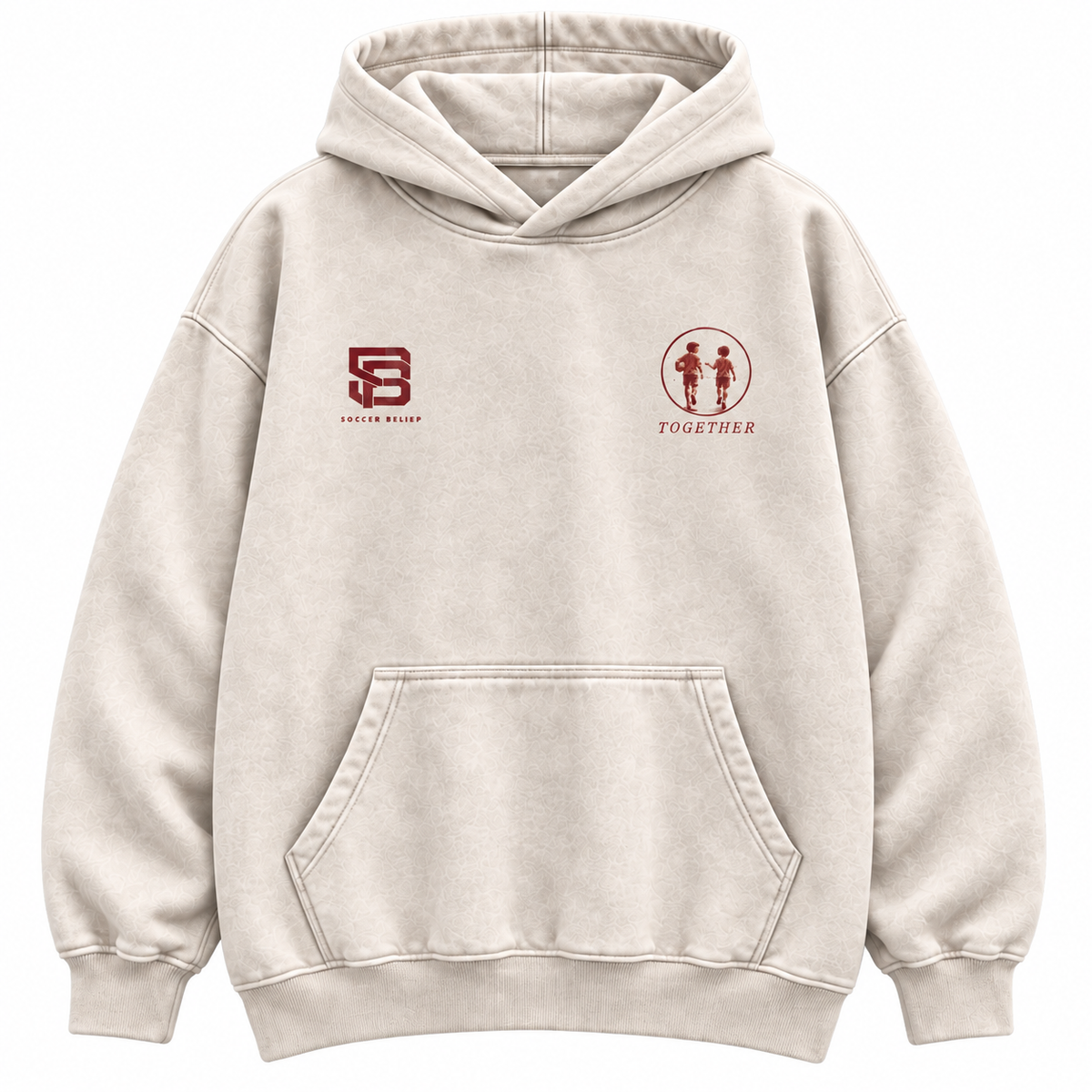 TOGETHER—Washed Oversized Hoodie