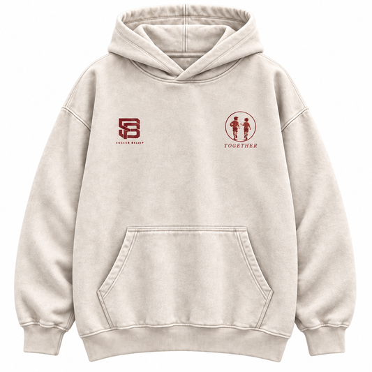 TOGETHER—Washed Oversized Hoodie