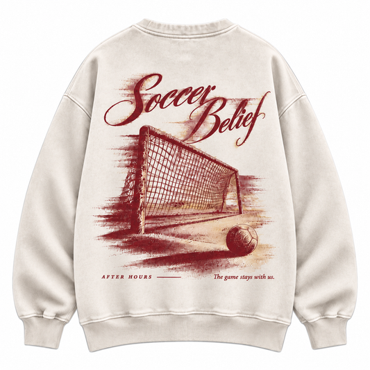 AFTER HOURS—Washed Oversized Crewneck