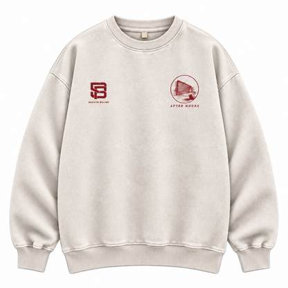 AFTER HOURS—Washed Oversized Crewneck