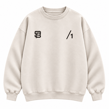 FIRST CHOICE — Washed Oversized Crewneck