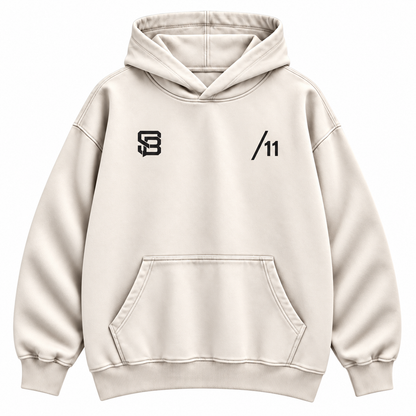 DOUBLE MARK 11 — Washed Oversized Hoodie