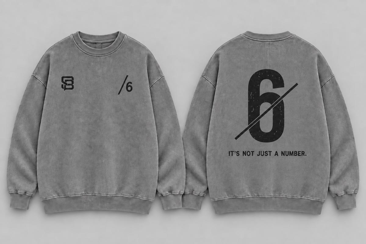 THE ANCHOR — Washed Oversized Crewneck