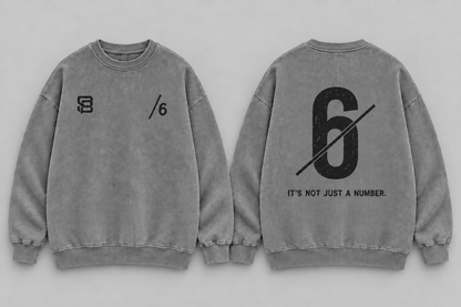 THE ANCHOR — Washed Oversized Crewneck