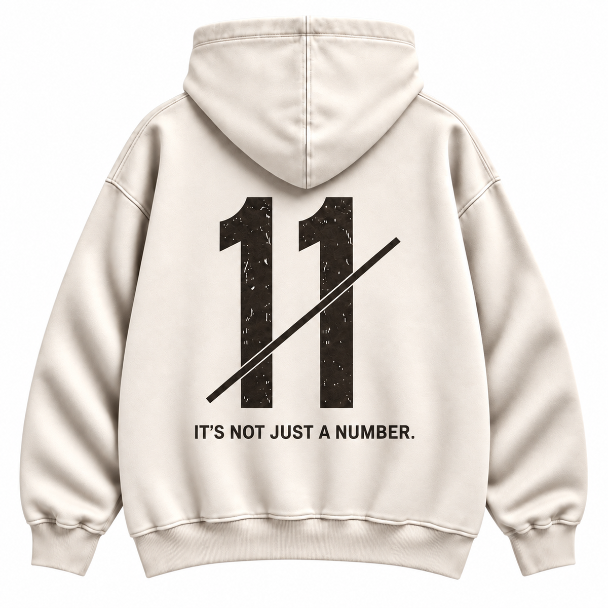 DOUBLE MARK 11 — Washed Oversized Hoodie