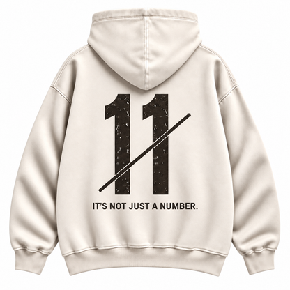 DOUBLE MARK 11 — Washed Oversized Hoodie