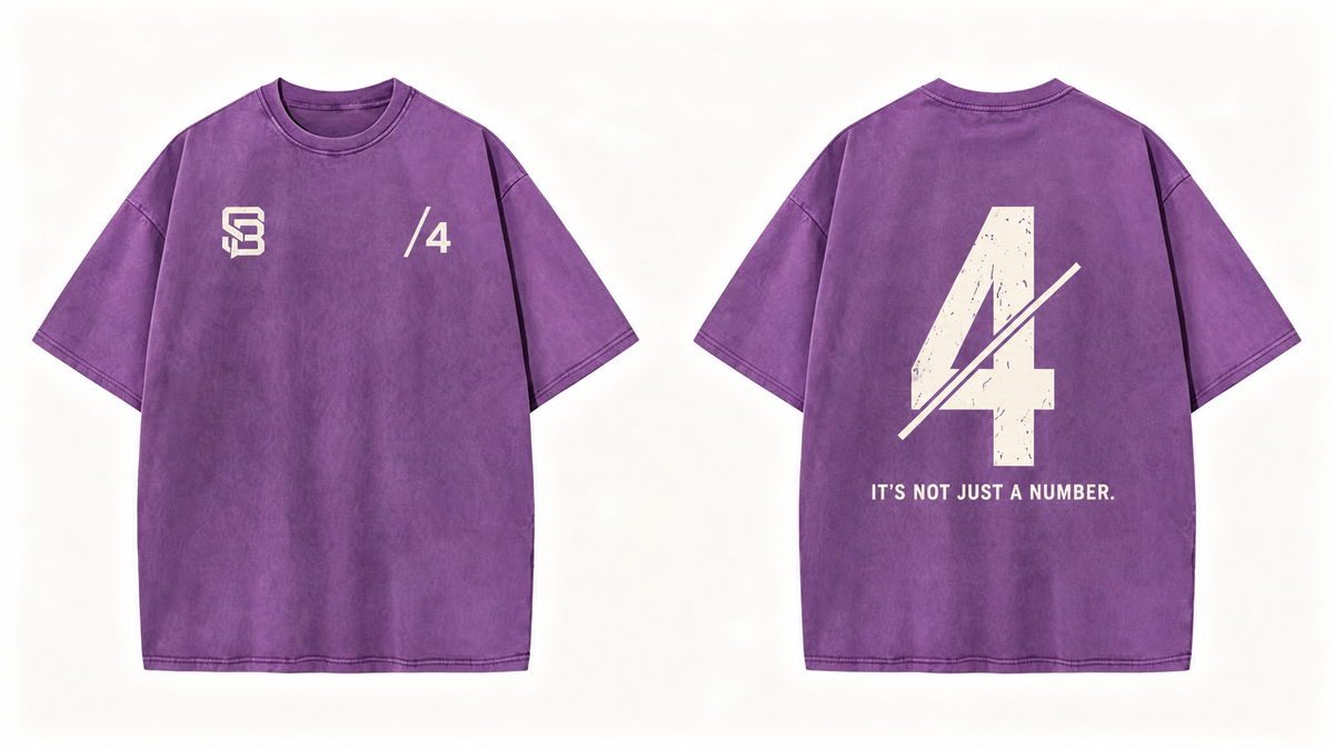 Not Just a Number #4 — Washed Oversized Tee