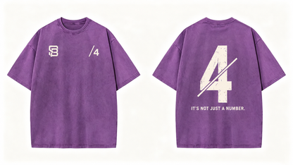 Not Just a Number #4 — Washed Oversized Tee