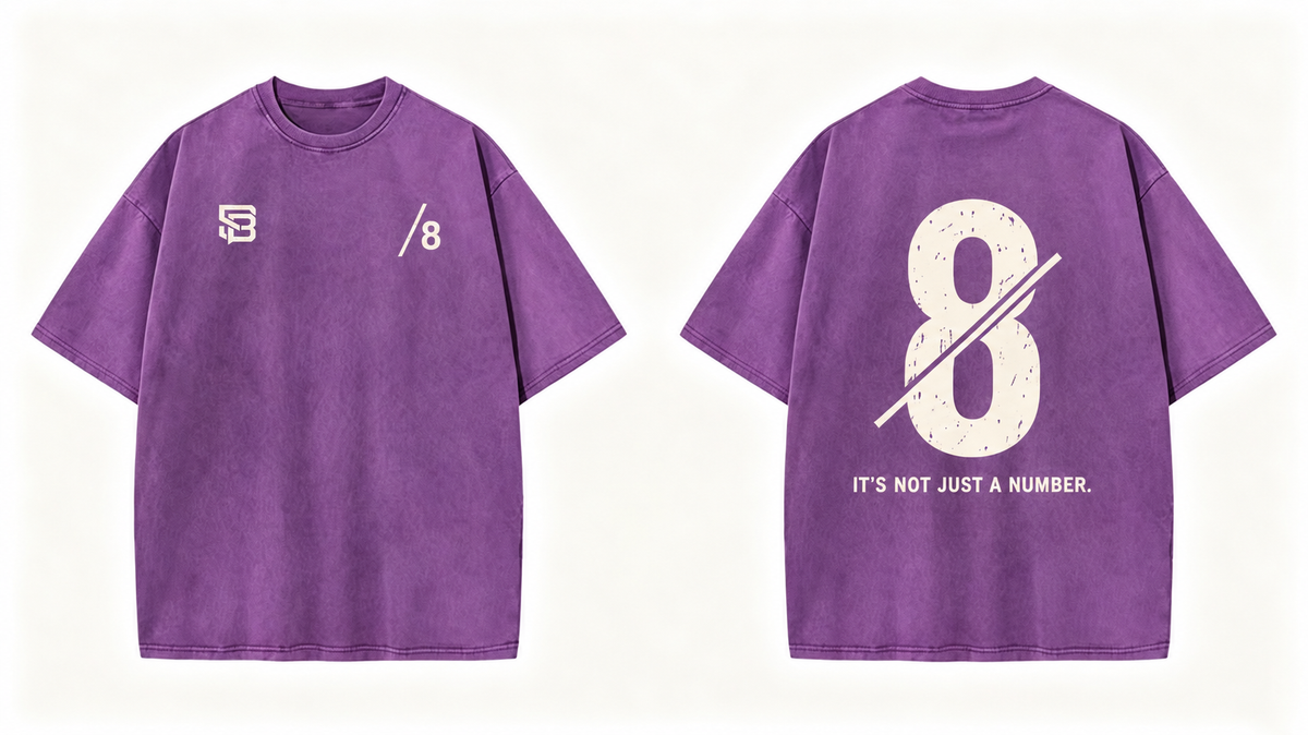 Not Just a Number #8 — Washed Oversized Tee