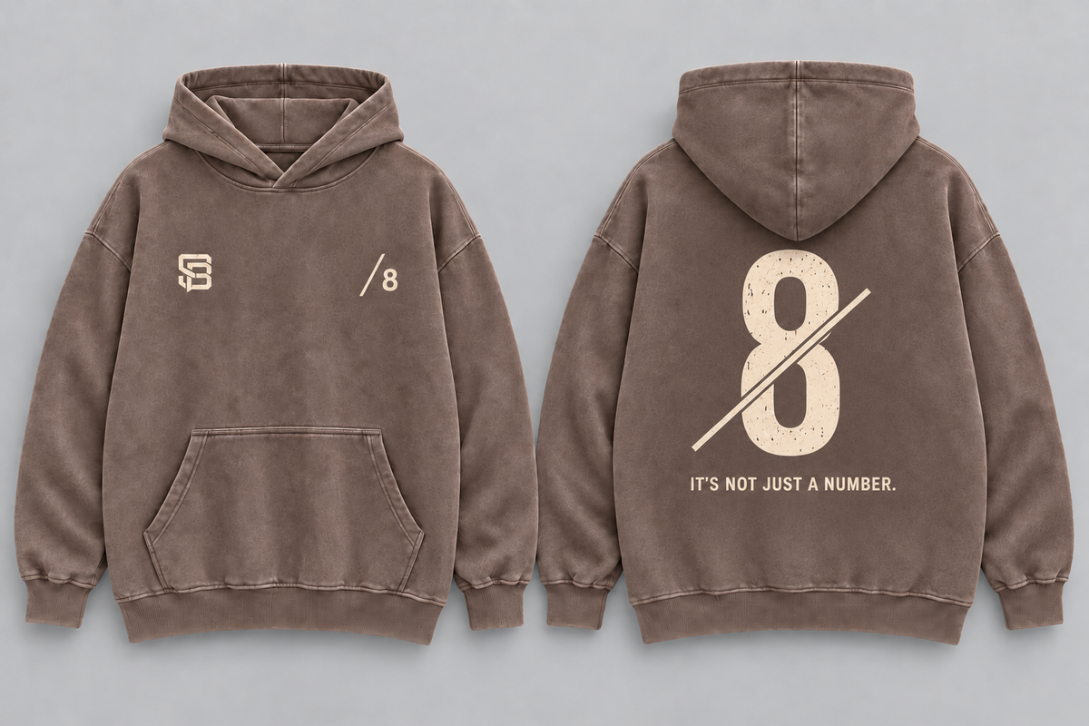 BOX TO BOX — Washed Oversized Hoodie