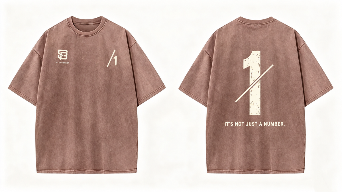 Not Just a Number #1 — Washed Oversized Tee