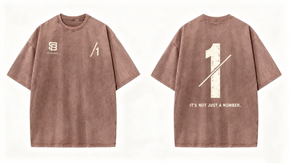 Not Just a Number #1 — Washed Oversized Tee