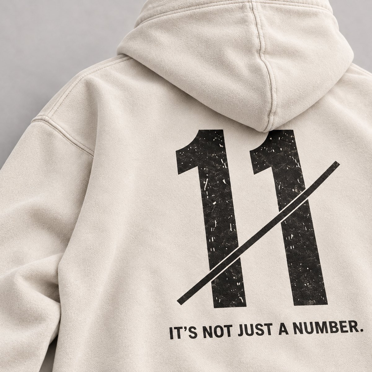 DOUBLE MARK 11 — Washed Oversized Hoodie